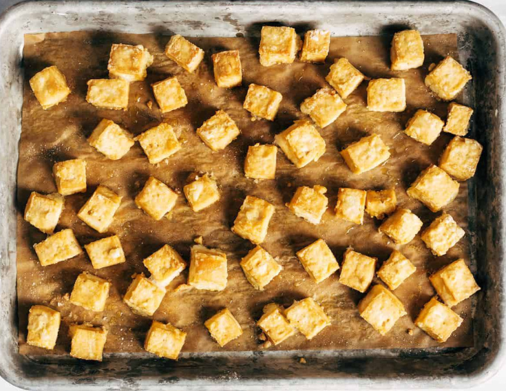 How To Bake Crispy Tofu Step 4