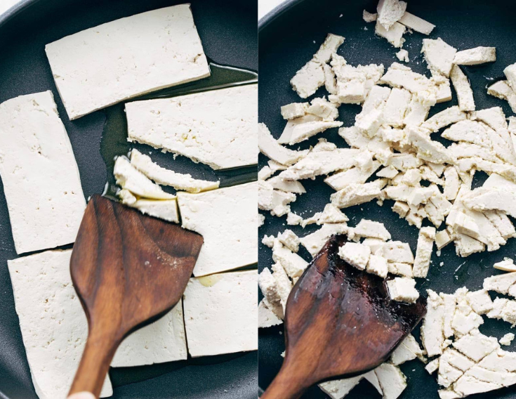 How To Scramble Tofu Step 1