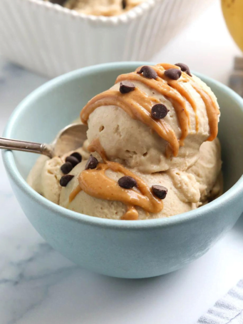 Banana And Peanut Butter Ice Cream