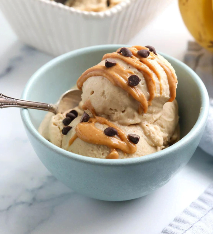 Banana And Peanut Butter Ice Cream