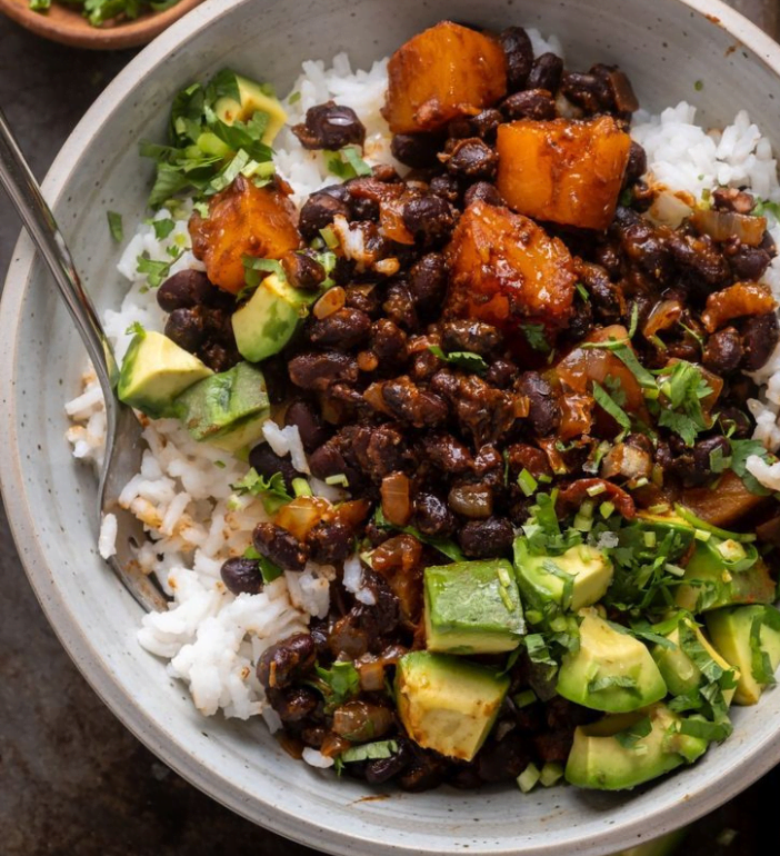 Chipotle Roasted Butternut Squash and Black Beans