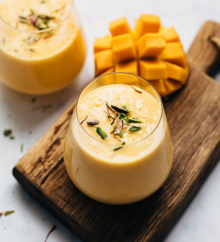 Mango Lassi With Mango Pulp