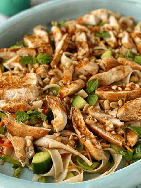 Thai Chicken Salad With Noodles