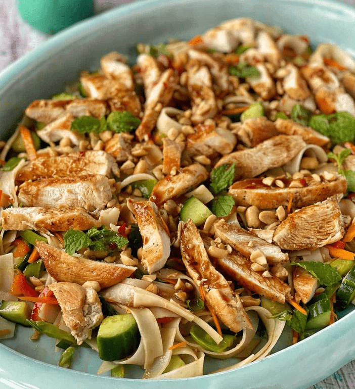 Thai Chicken Salad With Noodles